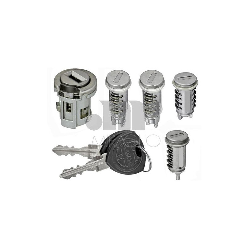 IMPARIGLIO 5 ANT/POST DX/SX 1 AVVIAMENTO(A) , 2 PORTE(B) + 1 CHIUSURA POST , 1 TAPPO BENZINA(C) LANCIA Y (840) 1996 2003 OEM 71