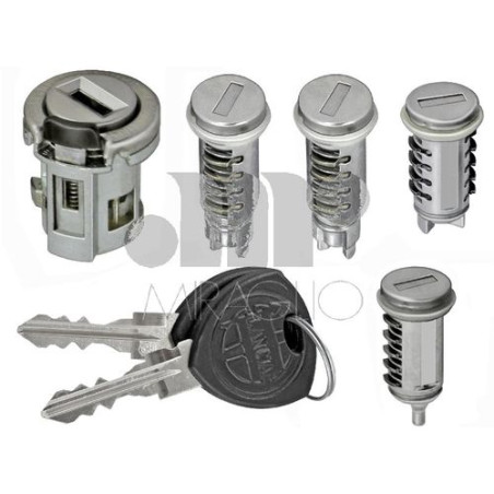 IMPARIGLIO 5 ANT/POST DX/SX 1 AVVIAMENTO(A) , 2 PORTE(B) + 1 CHIUSURA POST , 1 TAPPO BENZINA(C) LANCIA Y (840) 1996 2003 OEM 71