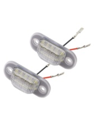 FANALE TARGA DX/SX LED (SET 2PZ) AUDI 100 (4A2/4A5) 1990 1994 OEM 4A0943021