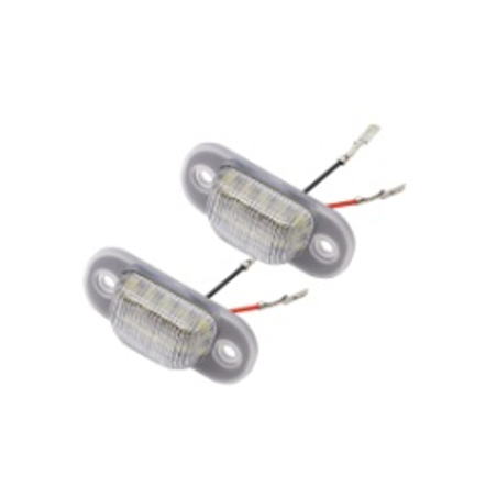 FANALE TARGA DX/SX LED (SET 2PZ) AUDI 100 (4A2/4A5) 1990 1994 OEM 4A0943021