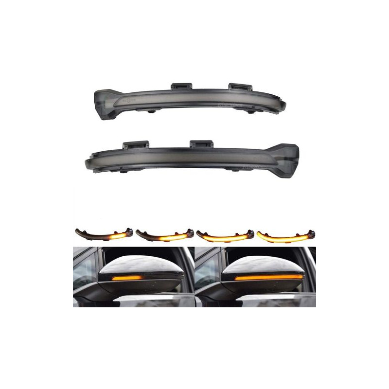 FANALE RETROVISORE DX A LED DINAMICO VOLKSWAGEN GOLF VII (5G1) 2013 2016