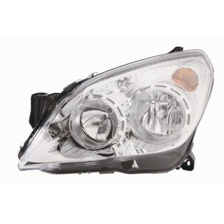 FARO FANALE PROIETTORE SX 5 H7,H1 CROMATA OPEL ASTRA H (A04) 2004 2010 OEM 93190069