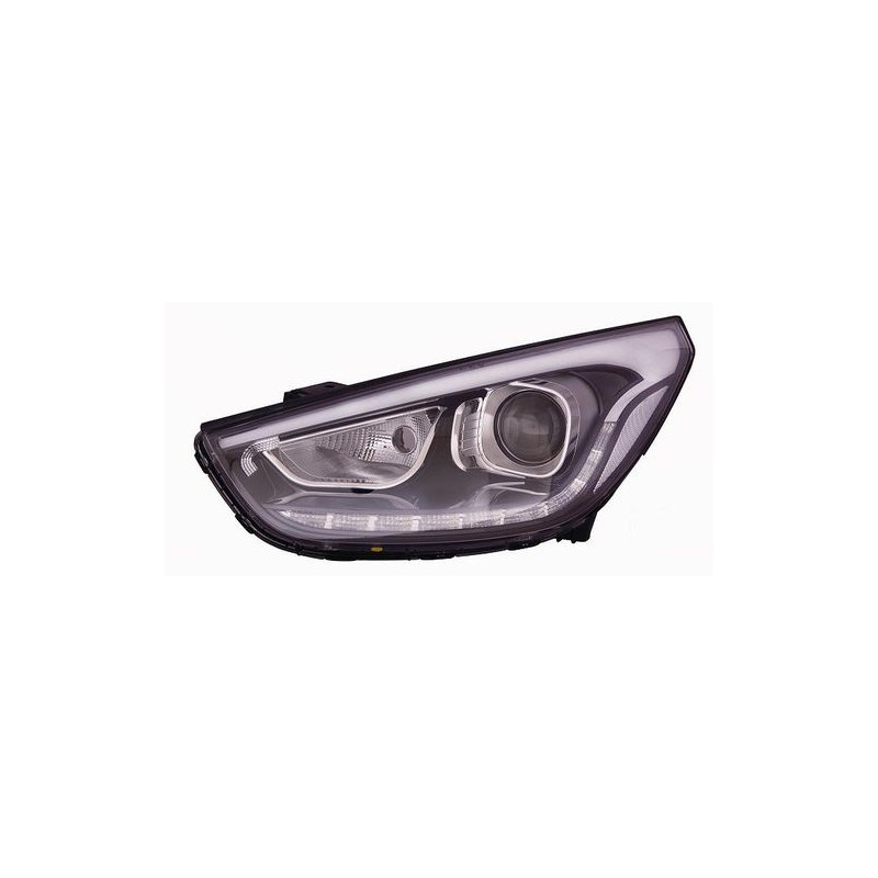 FARO FANALE PROIETTORE SX HIR2,PY21 LED NERA LED ELETTRICA HYUNDAI iX35/TUCSON (LM/EL/ELH) 2010 2015 OEM 921012S620