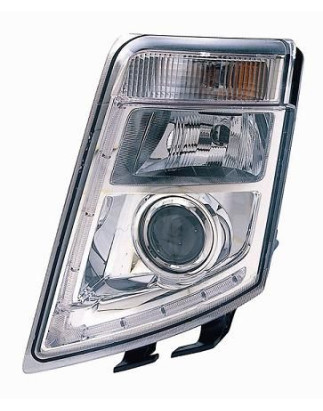 FARO FANALE PROIETTORE SX LED MANUALE CROMATA VOLVO TRUCK FH16 2008 2013 OEM 21123523