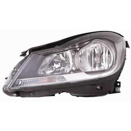 FARO FANALE PROIETTORE DX 2H7 NERA MERCEDES-BENZ C CLASS (W204) 2011 2014 OEM A2048209659