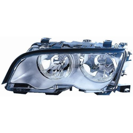 FARO FANALE PROIETTORE DX 2H7 SILVER BMW SERIES 3 COUPE/CABRIO (E46) 1999 2003 OEM 63126904276