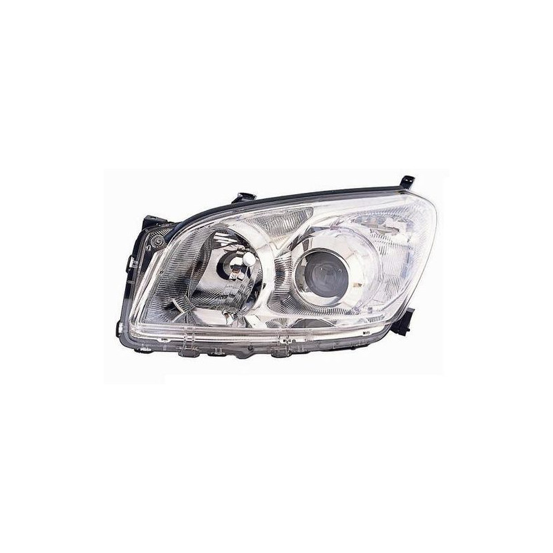 FARO FANALE PROIETTORE SX H11,HB3 CROMATA TOYOTA RAV 4 (A3) 2005 2010 OEM 8117042430