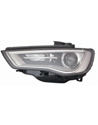 FARO FANALE PROIETTORE DX 5 XENON LED GRIGIA LED AUDI A3 3D/SPORTBACK (8V1/8VK/8VA/8VF) 2012 2016 OEM 8V0941044C