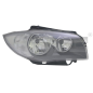 FARO FANALE PROIETTORE SX H7+H7 GRIGIO SCURO BMW SERIES 1 3/5D (E81/E87) 2004 2011 OEM 63117249649