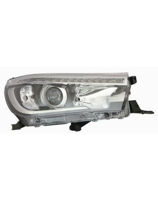 FARO FANALE PROIETTORE SX LED NERA LED ELETTRICA TOYOTA HI-LUX 2WD/4WD (N1) 2015 2020 OEM 811500K730