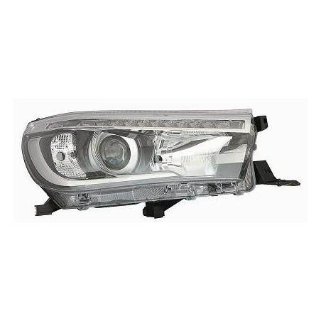 FARO FANALE PROIETTORE SX LED NERA LED ELETTRICA TOYOTA HI-LUX 2WD/4WD (N1) 2015 2020 OEM 811500K730