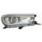 FARO FANALE PROIETTORE SX LED NERA LED ELETTRICA TOYOTA HI-LUX 2WD/4WD (N1) 2015 2020 OEM 811500K730