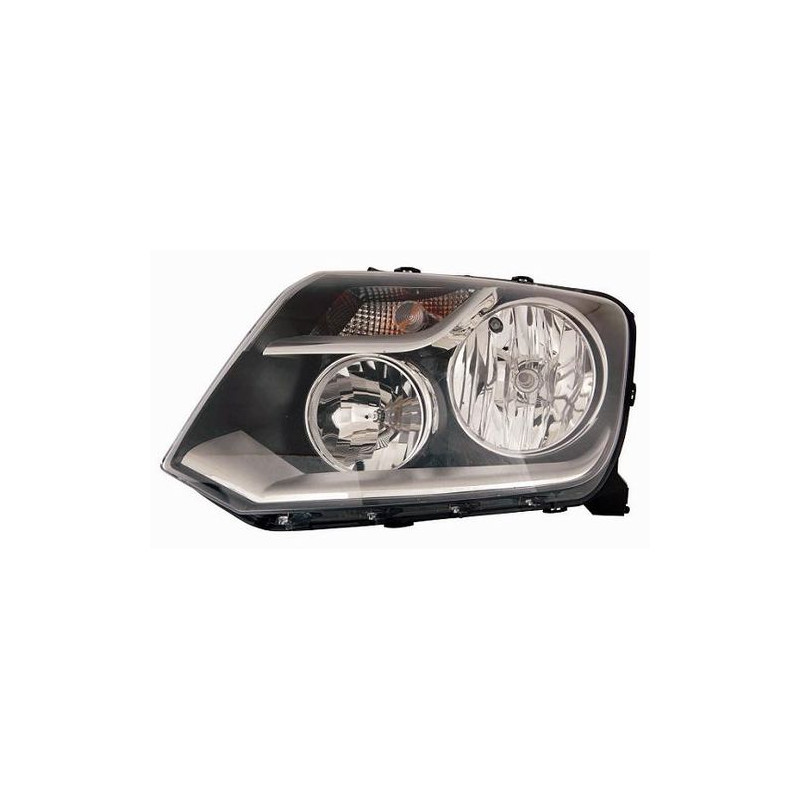 FARO FANALE PROIETTORE SX H7,H1 NERA VOLKSWAGEN AMAROK P/U (S6/S7) 2010 2016 OEM 2H1941015E