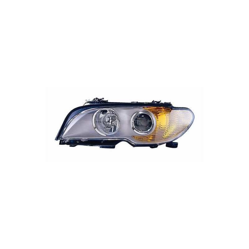 FARO FANALE PROIETTORE SX 2H7 CROMATA ARANCIO ELETTRICA BMW SERIES 3 COUPE/CABRIO (E46) 2003 2006 OEM 63126920575