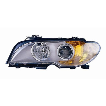 FARO FANALE PROIETTORE SX 2H7 CROMATA ARANCIO ELETTRICA BMW SERIES 3 COUPE/CABRIO (E46) 2003 2006 OEM 63126920575