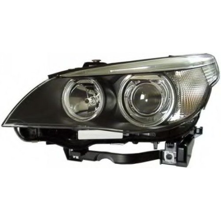 FARO FANALE PROIETTORE SX 4 XENON LED NERA BMW SERIES 5 (E60/E61) 2003 2010 OEM 63127160193