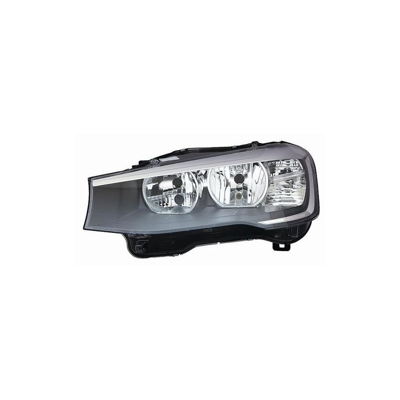 FARO FANALE PROIETTORE SX H7 NERA BMW X3 (F25) 2011 2014 OEM 63117334077