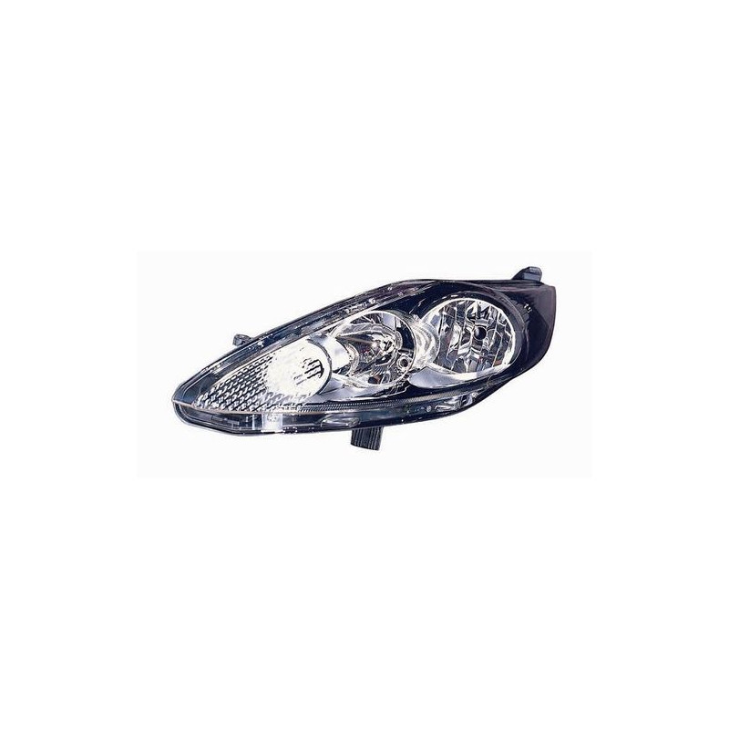 FARO FANALE PROIETTORE DX 5 H7,H1 NERA FORD FIESTA (CB1/JHJD) 2008 2013 OEM 1579901