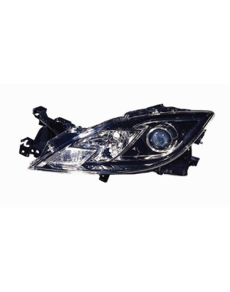 FARO FANALE PROIETTORE DX H11,H9 NERA ELETTRICA MAZDA 6 (GH/GJ/GL) 2008 2013 OEM GS1F510K0E