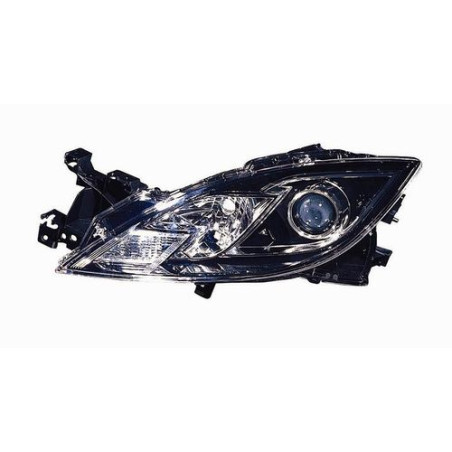 FARO FANALE PROIETTORE DX H11,H9 NERA ELETTRICA MAZDA 6 (GH/GJ/GL) 2008 2013 OEM GS1F510K0E