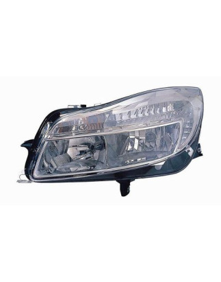 FARO FANALE PROIETTORE DX H7,H1 CROMATA OPEL INSIGNIA (G09) 2008 2013 OEM 1216688