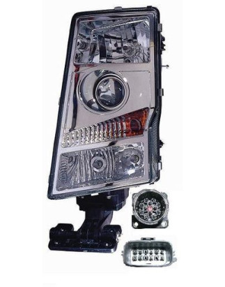 FARO FANALE PROIETTORE SX OVALE E RETTANGOLARE VOLVO TRUCK FM - FH 2002 2007 OEM 20861573
