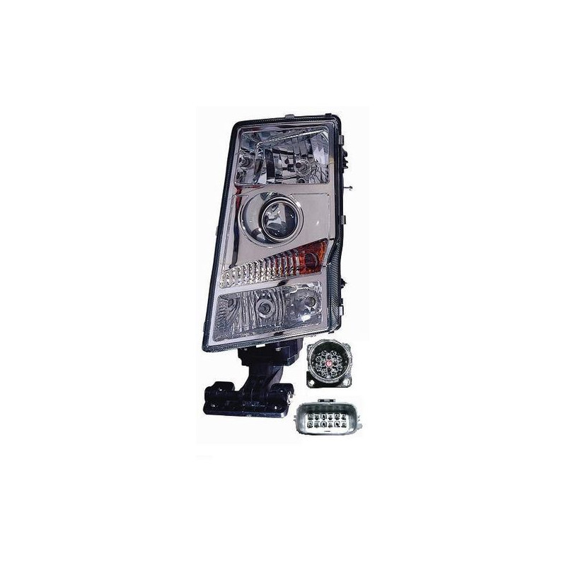 FARO FANALE PROIETTORE SX OVALE E RETTANGOLARE VOLVO TRUCK FM - FH 2002 2007 OEM 20861573