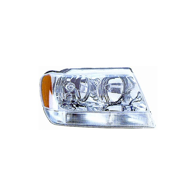 FARO FANALE PROIETTORE SX HB3,HB4 MANUALE ELETTRICA JEEP GRAND CHEROKEE (WJ/WG) 1999 2005 OEM K68086529AA