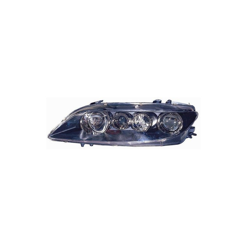 FARO FANALE PROIETTORE DX 2H1 SENZA FENDINEBBIA NERA ELETTRICA MAZDA 6 (GG/GH/GY) 2002 2008 OEM GR1B510K0B