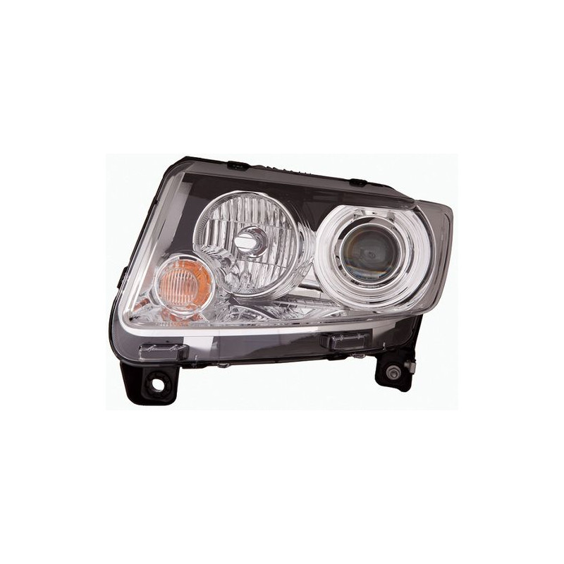 FARO FANALE PROIETTORE SX H9,P27,7W,WY21W CROMATA JEEP COMPASS (MK49) 2011 2016 OEM 05182553AC