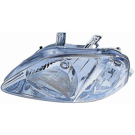 FARO FANALE PROIETTORE DX 3 H4 ELETTRICA VALEO ELETTRICA HONDA CIVIC H/B (EJ/EM1/EK) 1999 2000 OEM 4331S04417