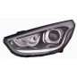 FARO FANALE PROIETTORE DX CON LUCE DI A LED NERA ELETTRICA HYUNDAI iX35/TUCSON (LM/EL/ELH) 2010 2015 OEM 921022S610