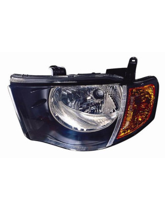 FARO FANALE PROIETTORE DX H4 ARANCIO ELETTRICA MITSUBISHI P/U L200 (KAT/KBT) 2006 2010 OEM MN146196