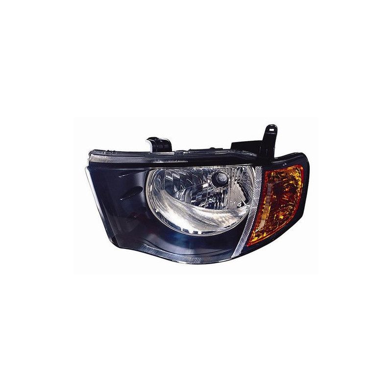FARO FANALE PROIETTORE DX H4 ARANCIO ELETTRICA MITSUBISHI P/U L200 (KAT/KBT) 2006 2010 OEM MN146196