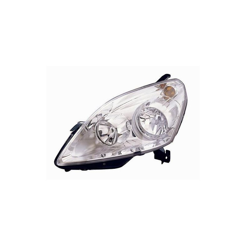 FARO FANALE PROIETTORE SX H7,H1 CROMATA OPEL ZAFIRA (A05) 2005 2012 OEM 93192443