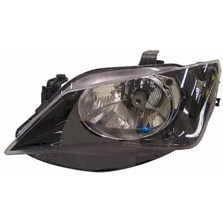 FARO FANALE PROIETTORE DX 1 H4 NERA ELETTRICA SEAT IBIZA (6J5/6P1) 2012 2015 OEM 6J1941022J