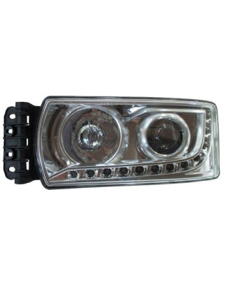 FARO FANALE PROIETTORE SX XENON LED MANUALE A LED IVECO STRALIS 2003 2019 OEM 5801639077