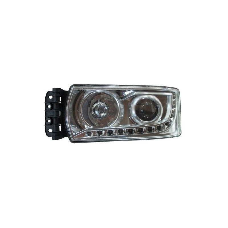 FARO FANALE PROIETTORE SX XENON LED MANUALE A LED IVECO STRALIS 2003 2019 OEM 5801639077