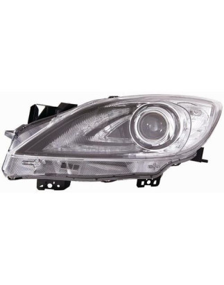 FARO FANALE PROIETTORE DX XENON NERA MAZDA 3 SDN-H/B (BL/BK) 2008 2013 OEM BBP351031H