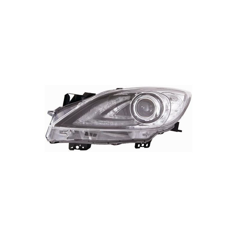 FARO FANALE PROIETTORE DX XENON NERA MAZDA 3 SDN-H/B (BL/BK) 2008 2013 OEM BBP351031H