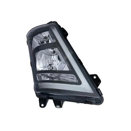 FARO FANALE PROIETTORE DX H7,H1 LED NERA VOLVO TRUCK FH16 2013  OEM 21608666