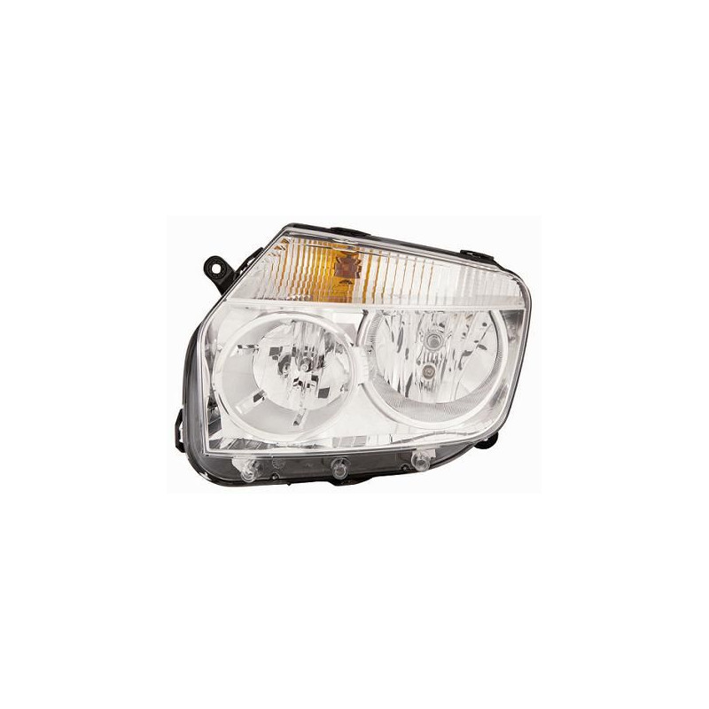 FARO FANALE PROIETTORE SX H7,H1 CROMATA ELETTRICA DACIA DUSTER I (HS) 2010 2017 OEM 260600069R