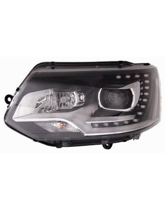 FARO FANALE PROIETTORE DX XENON,D3S,H7 LED NERA LED VOLKSWAGEN TRANSPORTER (T5) (7HA/7HH/7EA/7EH) 2010 2015 OEM 7E5941018