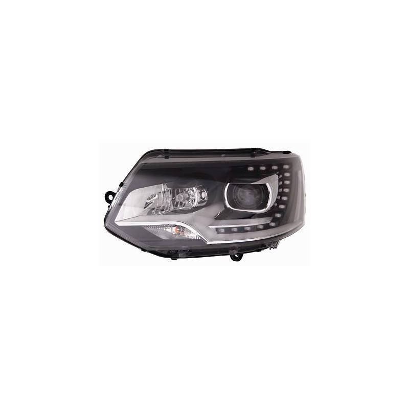 FARO FANALE PROIETTORE DX XENON,D3S,H7 LED NERA LED VOLKSWAGEN TRANSPORTER (T5) (7HA/7HH/7EA/7EH) 2010 2015 OEM 7E5941018
