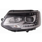 FARO FANALE PROIETTORE DX XENON,D3S,H7 LED NERA LED VOLKSWAGEN TRANSPORTER (T5) (7HA/7HH/7EA/7EH) 2010 2015 OEM 7E5941018