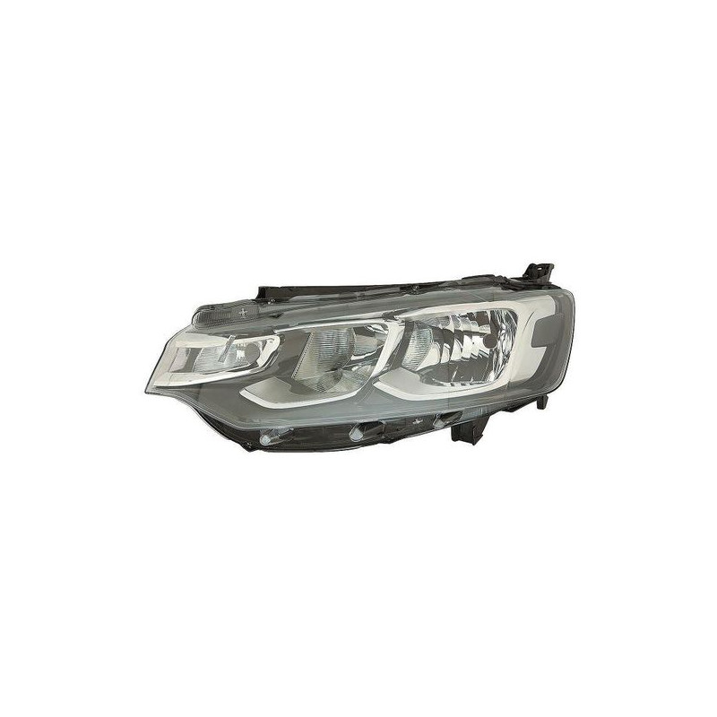FARO FANALE PROIETTORE DX H7,H1 NERA ELETTRICA CITROEN C-ELYSEE (DD) 2013 2016 OEM 9817297880