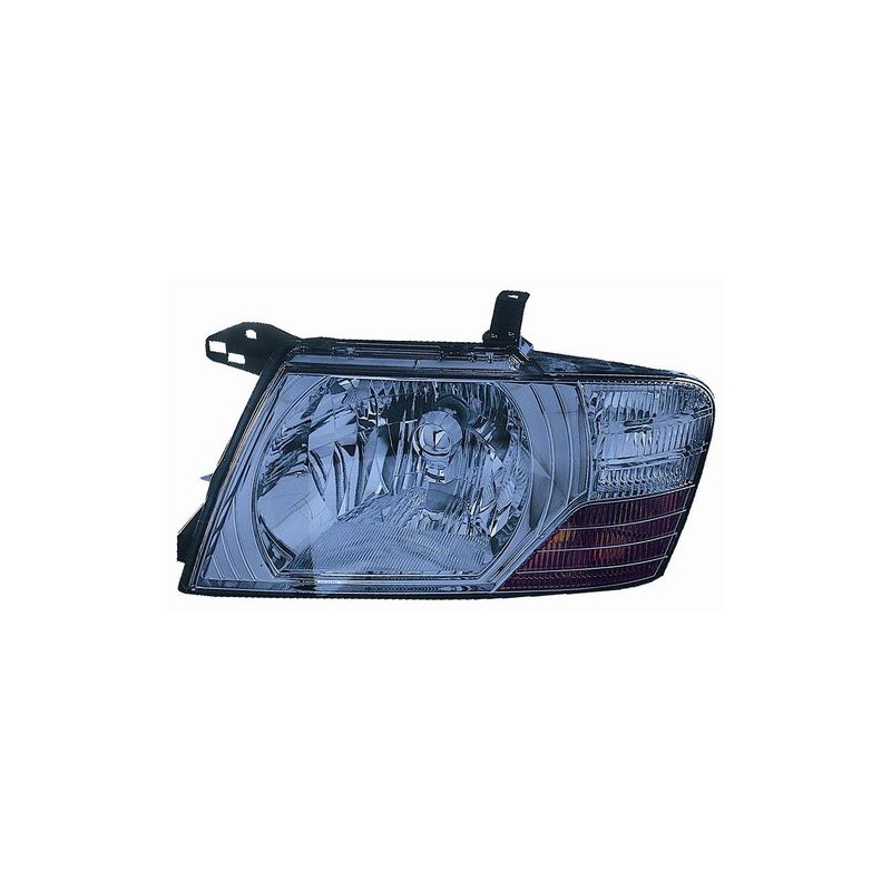 FARO FANALE PROIETTORE SX H4 CROMATA ELETTRICA MITSUBISHI PAJERO (V6W/V7W) 2001 2007 OEM MN133751