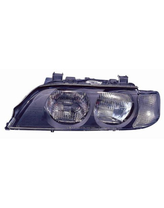 FARO FANALE PROIETTORE DX H7 NERA BIANCO ELETTRICA BMW SERIES 5 (E39) 1996 2002 OEM 63128375300