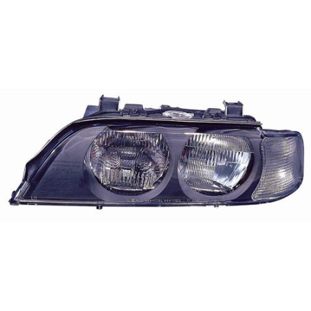 FARO FANALE PROIETTORE DX H7 NERA BIANCO ELETTRICA BMW SERIES 5 (E39) 1996 2002 OEM 63128375300