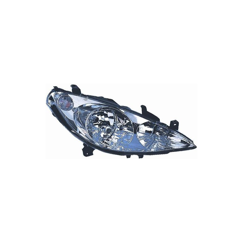 FARO FANALE PROIETTORE DX H7,H1 VALEO SENZA FENDINEBBIA ELETTRICA PEUGEOT 307 (3A/3C) 2001 2005 OEM 6205ZP